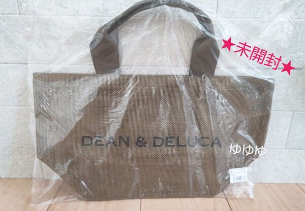 ディーンアンドデルーカ DEAN & DELUCA メッシュトートバッグ ゴールド Sサイズ メッシュバッグ トートバッグ 新品