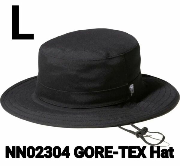 【新品未使用】ノースフェイス ゴアテックスハット K ブラック Lサイズ NN02304