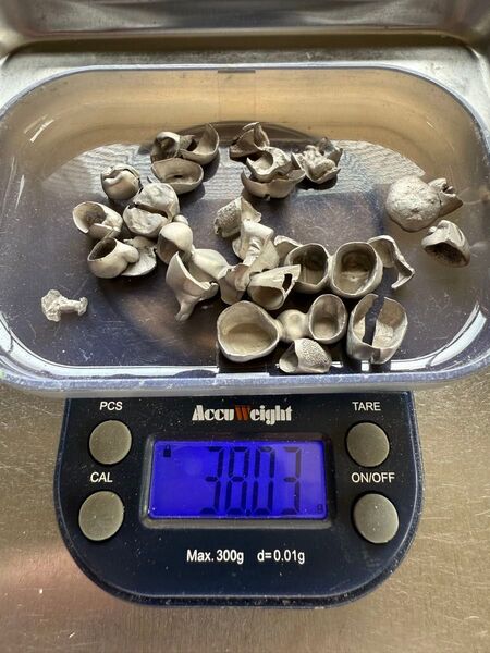 金パラ 撤去冠 12%パラ 38g