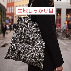 HAY ドット柄 トートバッグ 厚手