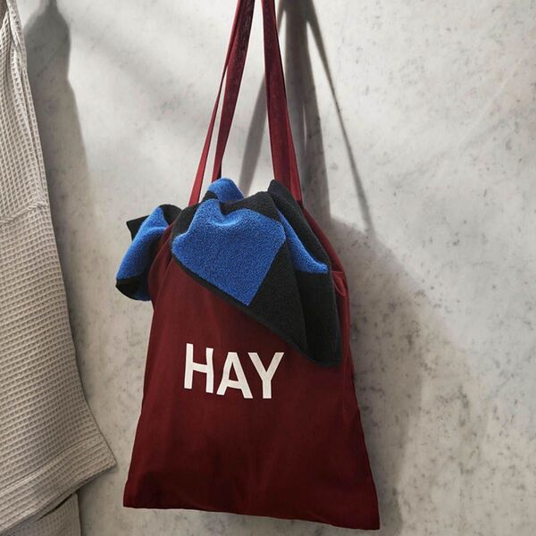 HAY トートバック バーガンディ