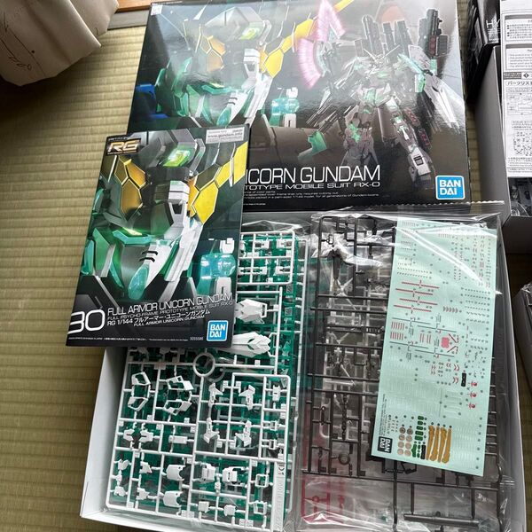 RG 1/144 フルアーマー・ユニコーンガンダ ム RG ハイニューガンダムハイパーメガバズーカランチャー ガンダムジークワス