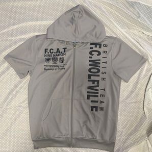 F.C.A.T NINE NATION 半袖パーカー グレー