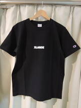 X-LARGE エクストララージ XLARGE Champion REVERSE WEAVE S/S TEE 黒 S チャンピオン コラボ 最新人気商品 送料込み 値下げしました　_画像1