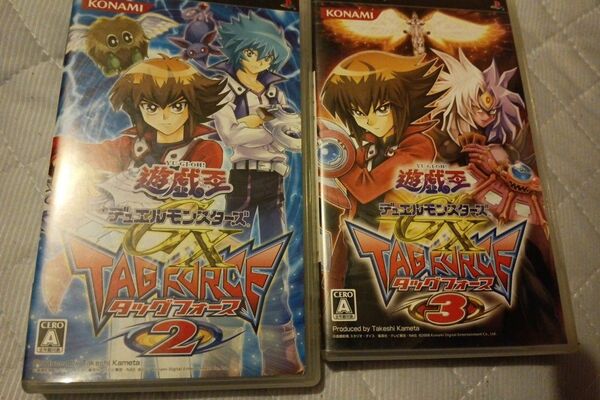 PSP用ソフト 遊戯王 タッグフォース 2,3 2本セット 動作品