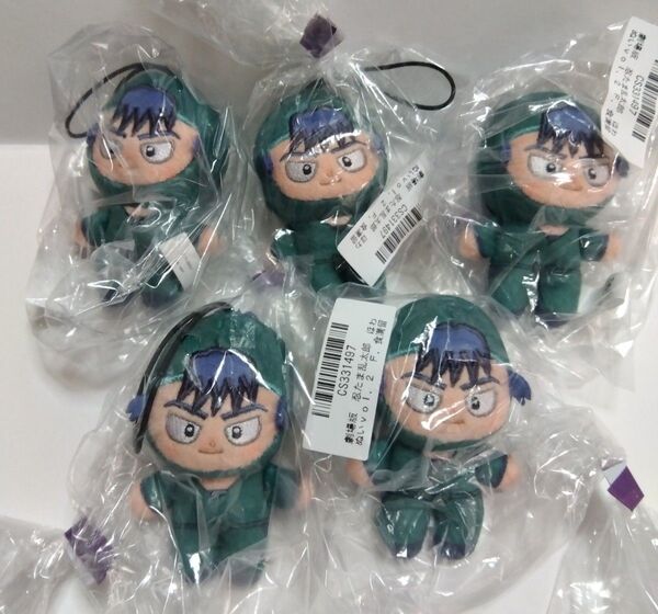 5体セット 食満留三郎 ほわぬいvol.2 劇場版 忍たま乱太郎 ドクタケ忍者隊最強の軍師