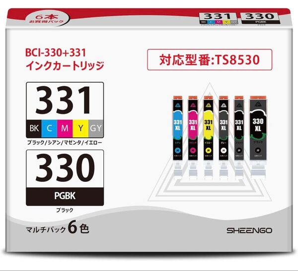 BCI-331+330/6MP インクカートリッジ キヤノン