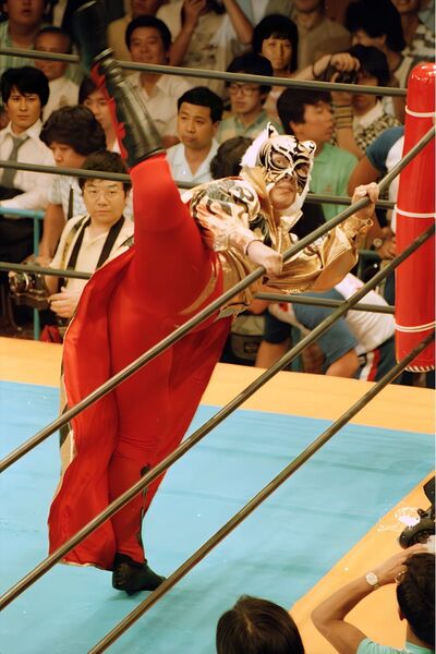 プロレス生写真 佐山タイガーマスク20枚1組