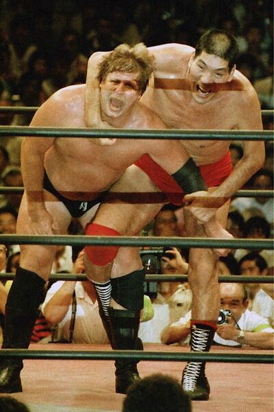 プロレス生写真 ジャイアント馬場&ジャンボ鶴田20枚1組