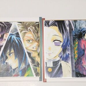 鬼滅の刃 柱合会議 蝶屋敷編 提供イラスト 色紙 義勇 しのぶ 実弥