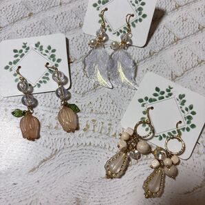 ハンドメイドピアスセット まとめ売り