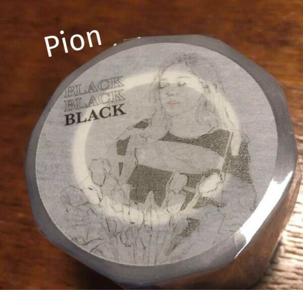 Pion 海外マスキングテープ 黒マットPETテープ Black 新品未開封品