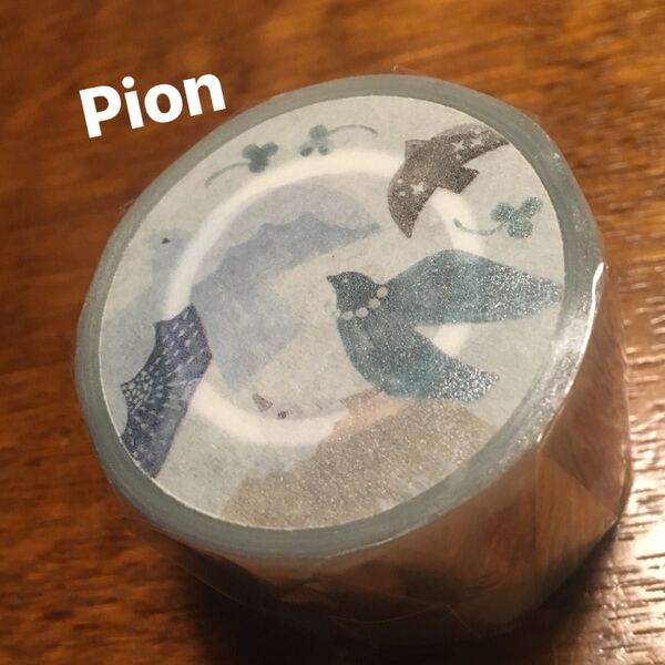 値下げ Pion海外マスキングテープBird Island PETテープ 新品未開封品