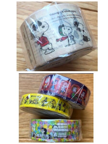 mt×PEANUTS マスキングテープ 4点セット