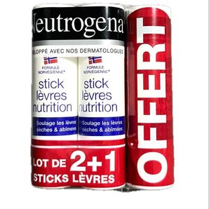 Neutrogena ニュートロジーナ リップクリーム 3つ