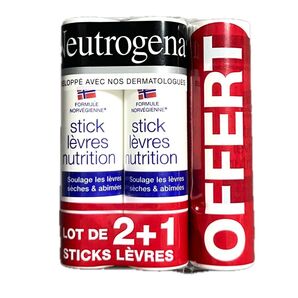 Neutrogena ニュートロジーナ リップクリーム 3つ