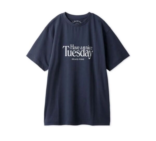 gelato pique ジェラートピケ ルームウェア Tシャツ ネイビー 定価5060円 新品未使用