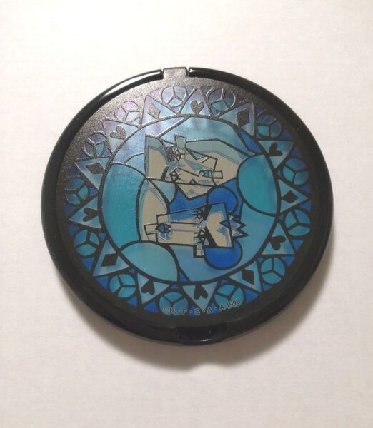 【中古】 クレヨンしんちゃん ステンドグラス風ミラー マカオとジョマ 鏡 ヘンダーランドの大冒険 ミラー 手鏡