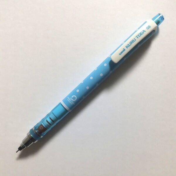 【中古】 uni クルトガ シャープペンシル KURU TOGA 0.5mm 水色