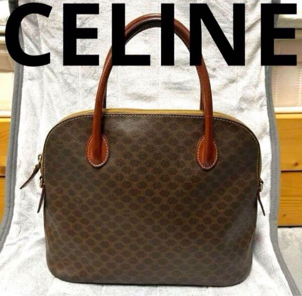 セリーヌ CELINE ハンドバッグ トートバッグ美品 マカダム ヴィンテージ 早い者勝ち