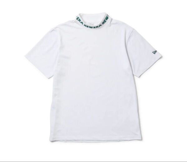 ニューエラ NEW ERA 半袖 ミッドネック Tシャツ ジャカードロゴ
