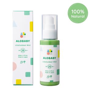 ALOBABY アロベビーUV&アウトドアミスト SPF25 80ml