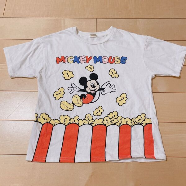 littc リトシー ディズニー Tシャツ 半袖 ポップコーン ポップ キッズ 子供服 130