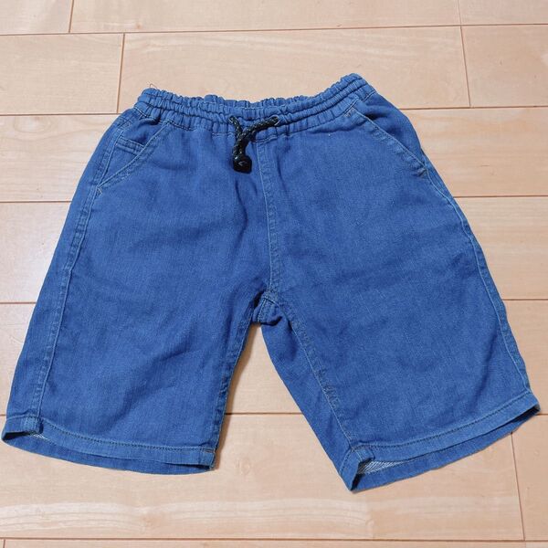 fokids ハーフパンツ ショートパンツ ネイビー デニム 半ズボン キッズ breeze ズボン パンツ 130 子供服