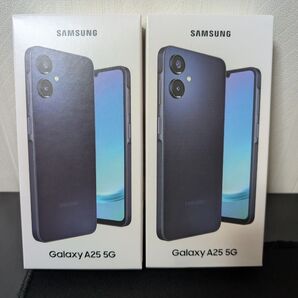Galaxy A25 5G SIMフリー ワイモバイル版 ブラック 2台