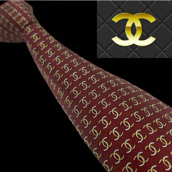 世界最高峰 CHANELシャネル CCココマーク ネクタイ