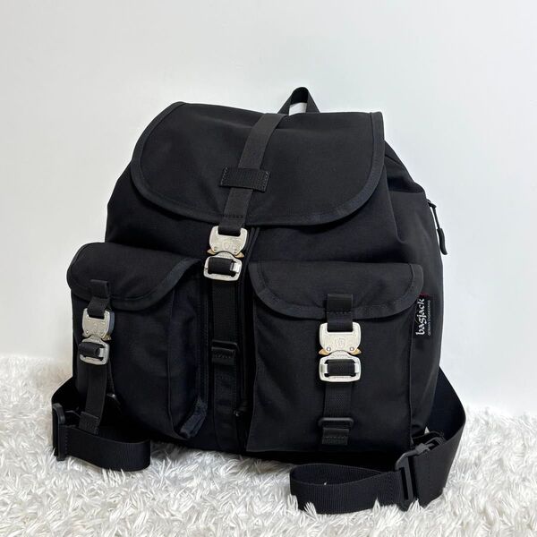 【極美品】 バッグジャック 別注 ミリタリー バックパック リュック 巾着