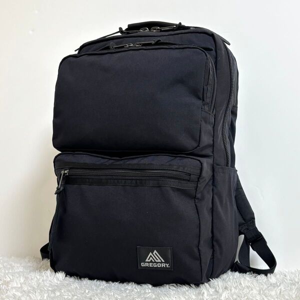 【極美品】 グレゴリー バックパック リュック デイパック ブラック 2層式