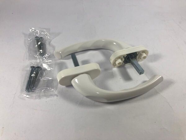 窓用ハンドル 取っ手 白 ホワイト 未使用 2個セット