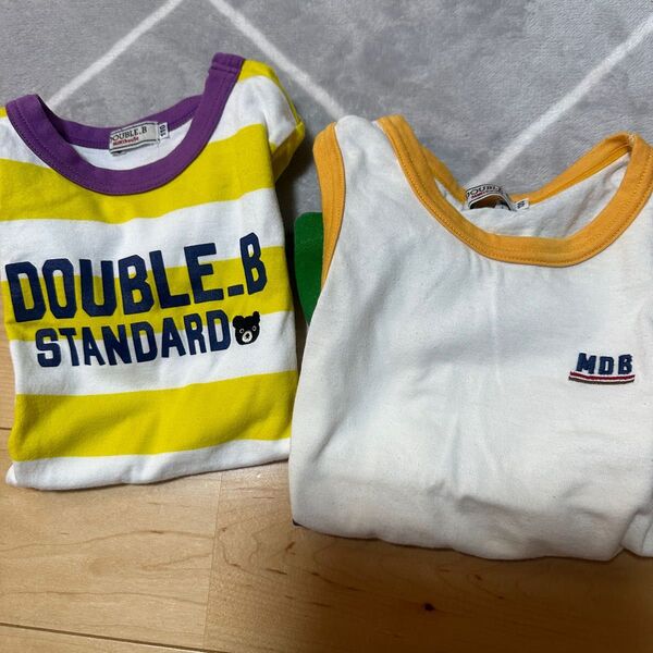 ダブルビーTシャツとタンクトップセット