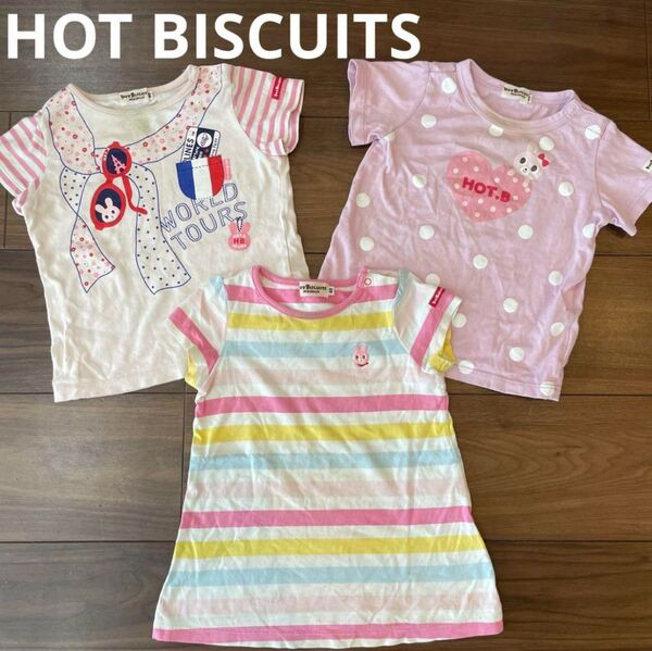 HOT BISCUITS Miki House ホットビスケッツ ミキハウス Tシャツ チュニック 80cm