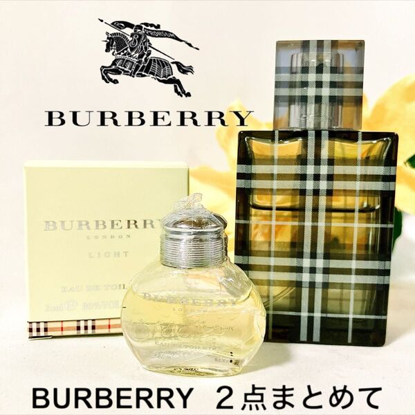 BURBERRY バーバリーライト オードトワレミニ香水 5ml 新品&ブリットフォーメンオードトワレ 30ml2点セット