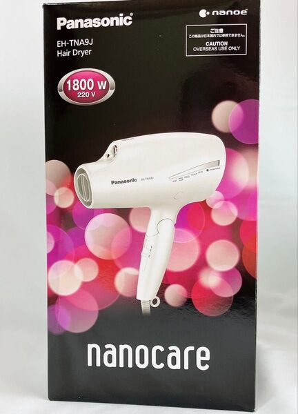 【未開封新品未使用】EH-TNA9J-Wパナソニック nanocare 海外仕様品220V