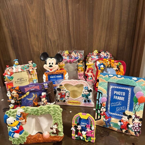 ディズニー写真立て フォトフレーム10個セット ミッキー ミニー ドナルド まとめ売り