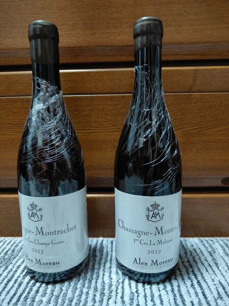 2本セット★シャサーニュ・モンラッシェ プルミエ・クリュ レ・シャン・ガン 2022 アレックス・モロー 750ml
