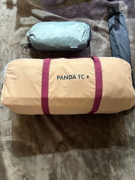 テンマクデザイン PANDA TC+ フルサイズグランドシート、スチールポールセット