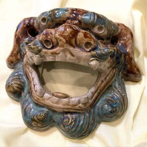 シーサー お面 壁掛けオブジェ