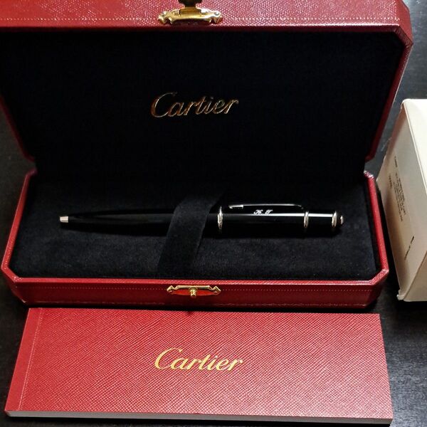カルティエ ボールペン Cartier イニシャル入りわST180010 DE00