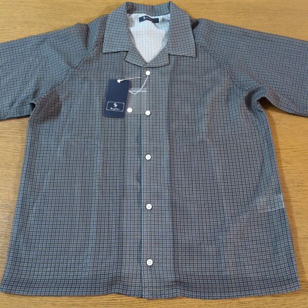 W☆新品☆RagOut☆半袖シャツ☆サイズM☆チャコール☆男性用☆No.2601