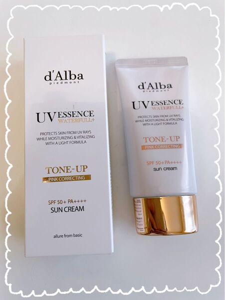 ダルバ トーンアップサンクリーム 日焼け止め SPF 50+ PA++++ 50ml 〈3回使用済み〉箱付 〈先日購入したばかり〉