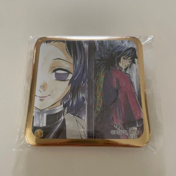 鬼滅の刃 ufotable ダイニング 鬼滅シアター お楽しみくじ スクエア 缶バッジ 冨岡義勇 胡蝶しのぶ