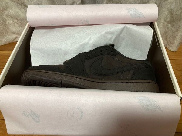 お値下げ不可 新品未使用・未試着 27㎝ SNKRS Travis Scott × Nike Air Jordan 1 Low