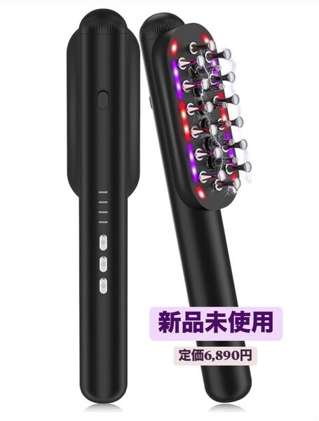 【新品未使用】電気ブラシ ems ブラシ 電動頭皮ブラシ RF EP 微電流 乾湿両用 LED機能 Type-C コードレス