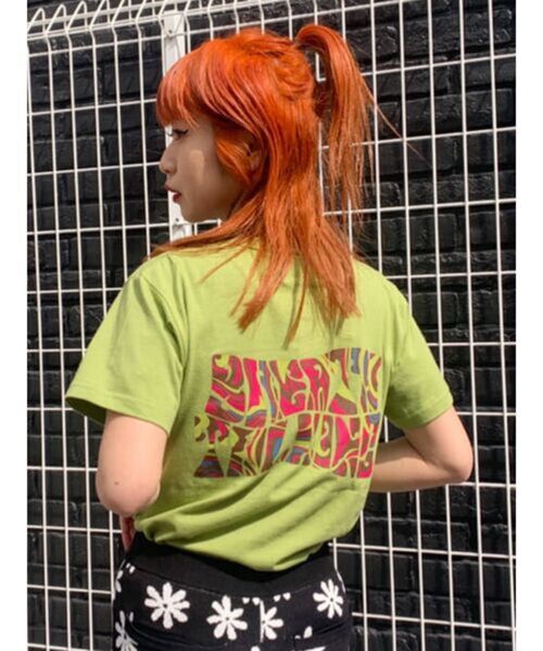 jouetie サイケ Y2K マーブルロゴフィット エスニック Tシャツ