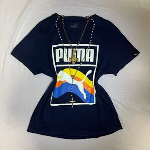 PUMA プーマ ビンテージ Y2K Tシャツ ピチT ロンT グランジ ロゴ