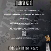 ★ BOYZ 3 / BREAK ON DOWN ITALIA オリジナル盤 DJ HIROKI MIX-CD収録 人気の歌ラップ _画像2